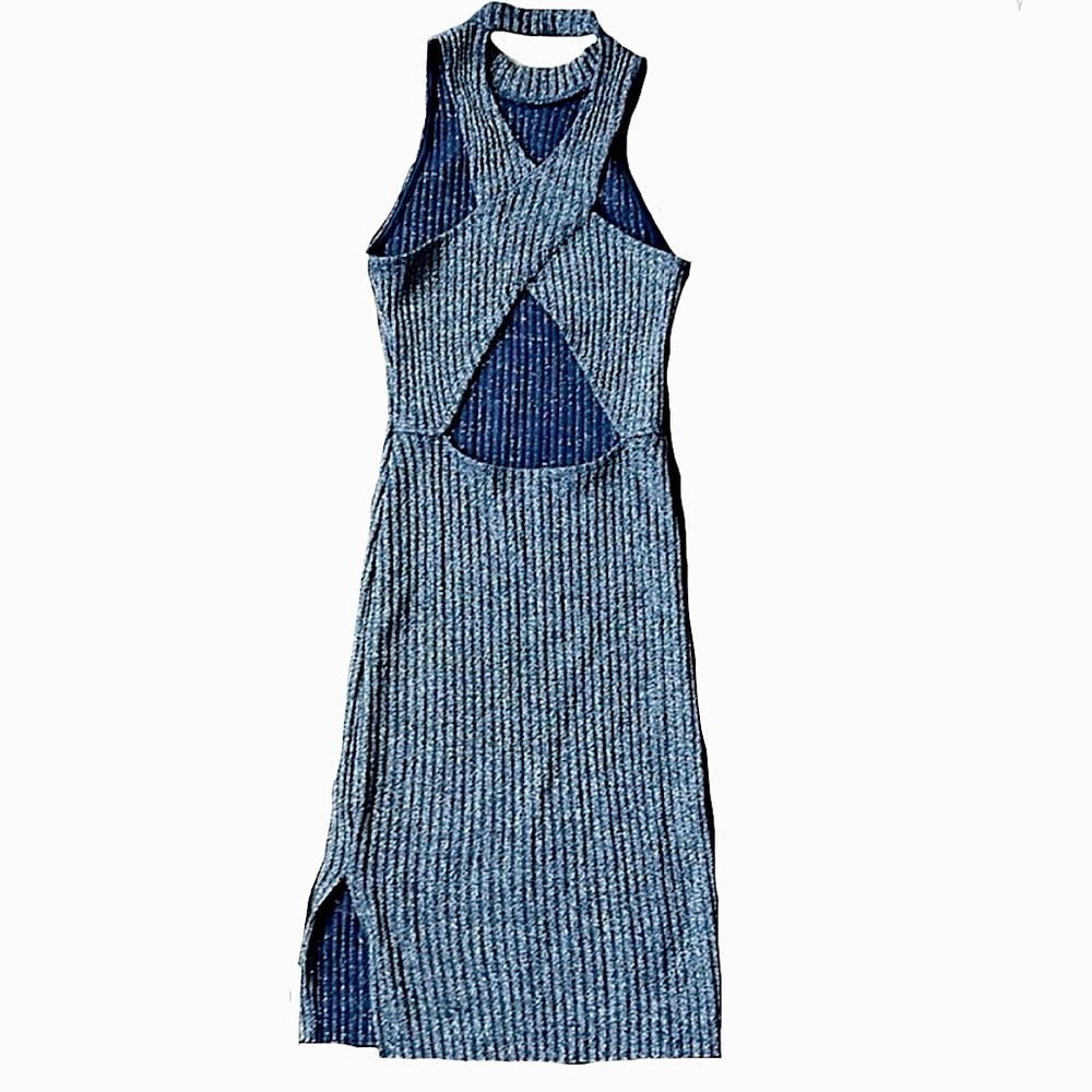 United Colors of Benetton Shimmer Dress – Size S – Fitted Elegant Style